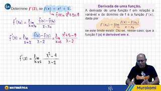 🚨🚨 Derivada pela definição de limite  FÁCIL e RÁPIDO [upl. by Edgell55]