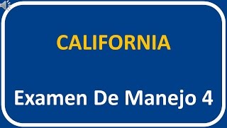 Examen De Manejo De California 4 [upl. by Kanter]