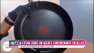 Alertan sobre un agente contaminante en ollas [upl. by Rawdan401]