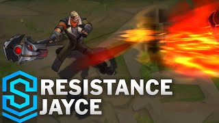 Resistance Jayce Skin Spotlight  PreRelease  League of Legends [upl. by Davin]