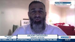 Malzberg  Radical Islamist Anjem Choudary Pam Geller Deserves to Die for Cartoon Contest [upl. by Bernt]