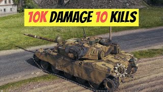 FV4201 Chieftain 10K Damage 10 Kills World of Tanks [upl. by Ahsonek]