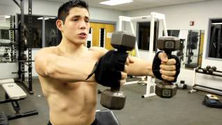 How To Standing Dumbbell Deltoid fly [upl. by Cherri84]