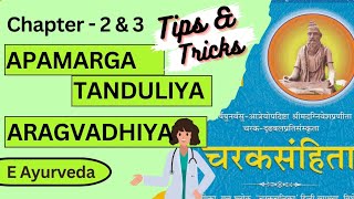 Apamarga tanduliya amp Aragvadhiya  bams neet ayurveda charaksamhita [upl. by Haskel]