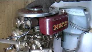 Old Outboard Motors  Penta and Johnson KL40 [upl. by Nottarts]