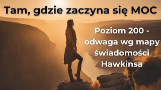 Siłujesz się z życiem czy jesteś w swojej mocy Odwaga poziom 200 wg skali Hawkinsa [upl. by Tracey]