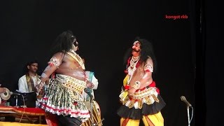 Yakshagana  Bheemasena  9  Bakasura pravesha  Vadhe  Kollangana Manya [upl. by Leff]