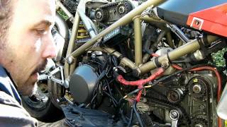 Ducati 916  748  996 timing belt change video 3 [upl. by Fry]