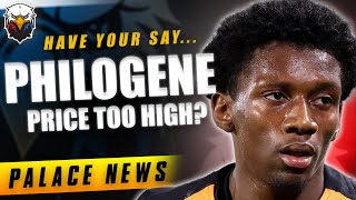 Jaden Philogene’s Price Too High  LIVE Crystal Palace News [upl. by Atteuqaj]