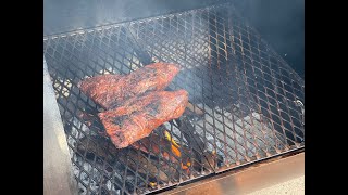 Smoked and Seared Tri Tip on the Workhorse Pits 1975 Versatility at its finest 4K [upl. by Aztinaj]