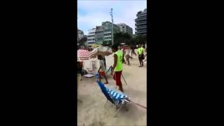 Tumulto na praia de Ipanema na Zona Sul do Rio [upl. by Stark294]