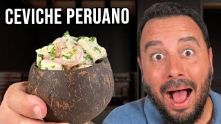 Cómo preparar el mejor CEVICHE PERUANO en pocos minutos [upl. by Llehcor771]