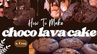 No Fail Domino’s Style Choco Lava Cake Without Oven In 10 mins choco lava cake chocolavacake [upl. by Osithe361]