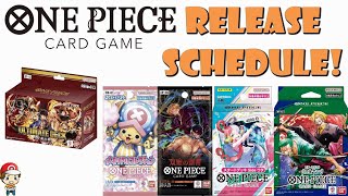 The Complete One Piece TCG Buyers Guide  Full Release Schedule BIG Update One Piece TCG News [upl. by Annabelle]