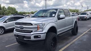 2018 Ford F150 lifted 6 inches on rough country VS a leveled 2015 Ford F150 [upl. by Norris]