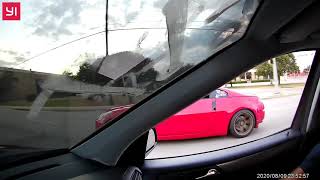 Stock c32 amg vs 350z Hr [upl. by Roumell]