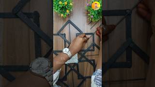 DIY Amazing🤩 wall decorhome decor shortviral diy diycrafts artandcraft wallhanging artshorts [upl. by Christian793]