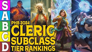 Cleric Subclass Tier Ranking in DampD 2024 [upl. by Aynav]