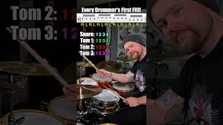 The first fill every drummer learns Easy beginner drum lesson [upl. by Pearlstein]