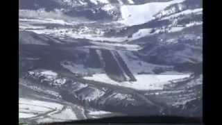 Vintage footage IAI Westwind 1124 Landing Aspen CO KASE Runway 15 [upl. by Lucas]