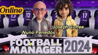 Football Manager 2024 online distrital transmissão ao vivo [upl. by Mikes]