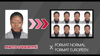 Faire une PHOTO D’IDENTITÉ avec PHOTOSHOP [upl. by Davine]