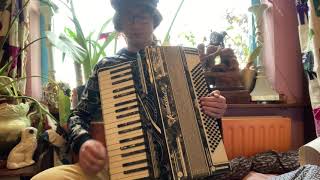 Flatworld Andy Cutting  1930s Frontalini Accordion [upl. by Haidebez631]