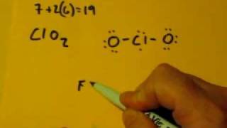 Lewis Dot Structure of ClO2 Chlorine DiOxide [upl. by Havelock]