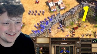 BOMBARDS  Age of Empires III Campaign Blood Ep 1 [upl. by Leipzig678]