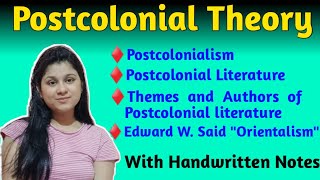 Postcolonialism  Postcolonial Literature  Postcolonial literary Theory  Orientalism [upl. by Clippard]