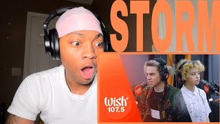 FIRST TIME HEARING Ez Mil and Raynn  quotStormquot LIVE on Wish 1075 Bus REACTION [upl. by Fahey36]