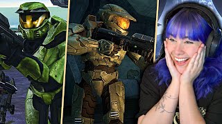 Reacting to every HALO cinematic and trailer starting from 1 [upl. by Nwahc]