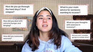 Allin BULIMIA recovery QampA  eating disorders  binge eating [upl. by Grew]