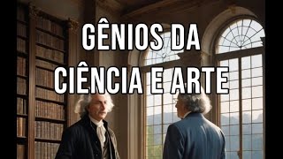 Três gênios da humanidade inteligência curiosidades arte história fatoshistoricos gênios [upl. by Sirrep]