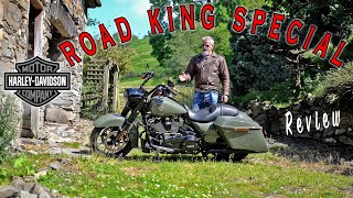 HarleyDavidson Road King Special REVIEW How good is this big bagger vtwin touring motorcycle [upl. by Barker511]