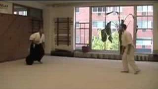 Aikido Ukemi Practice Ushiro Otoshi [upl. by Cho60]