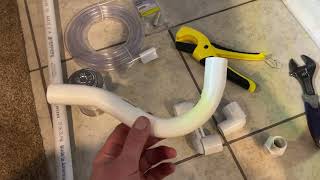 How To Install a Condensate Drain line in your home AC  HVAC system full steps easy DIY [upl. by Rorrys]