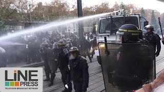 Incidents manifestation contre les violences policières  Nantes 44  France 22 novembre 2014 [upl. by Baseler]