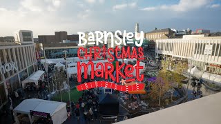 Barnsley Christmas Market 2023 with interviews [upl. by Initirb]