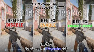 CS2 NVIDIA REFLEX DISABLE vs ENABLE vs ENABLE  BOOST UPDATE 4DEC23 WITH NVIDIA LATENCY ANALYZER [upl. by Tyre357]