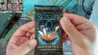 Sorcery Contested Realm Alpha Opening Three foil Unique WHAT [upl. by Hanikas]