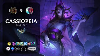 Cassiopeia Top vs Yone  KR Challenger Patch 143 [upl. by Mckee321]