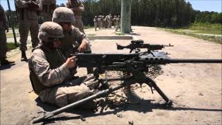 US Heavy Light Machine Guns Compilation M2 50 Cal M240 Bravo M249 live firing by US Army and Marines [upl. by Aicina]