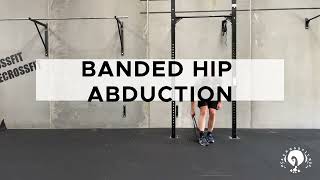 BANDED HIP ABDUCTION  HCA CROSSFIT [upl. by Aleydis]