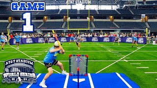 2024 ATampT STADIUM WORLD SERIES GAME 1  Predators vs Eagles  MLW Wiffle Ball [upl. by Etnemelc103]