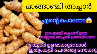 മാങ്ങാഞ്ചി അച്ചാർmanga inchi achar racipe in malayalam  pickle recipe sumikitchen [upl. by Radcliffe409]