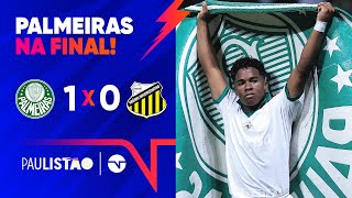 ILUMINADO ENDRICK CRAVA E VERDÃO VAI FAZER A FINAL CONTRA O SANTOS  PALMEIRAS 1X0 NOVORIZONTINO [upl. by Ainimre172]