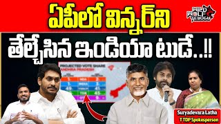 India Today Latest Survey On AP Election Result  AP News  Suryadevara Latha  Wild Wolf Telugu [upl. by Ahsienyt852]