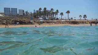 Пляж quotВенераquot Пафос Кипр июль 2017 г Beach quotVenusquot Paphos Cyprus July 2017 [upl. by Gasperoni]