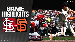 Cardinals vs Giants Game Highlights 92924  MLB Highlights [upl. by Mcclees]